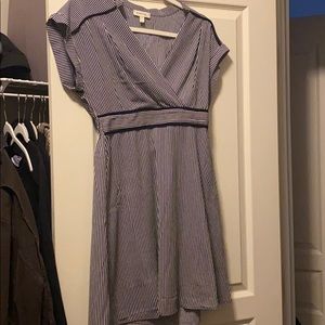 Blue and white Dress